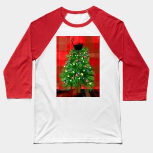 The Star on the Christmas Tree Baseball T-Shirt